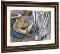 Woman In The Tub By Edgar Degas Fine Art Print