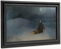 Woman In The Wilderness By Alphonse Mucha Fine Art Print