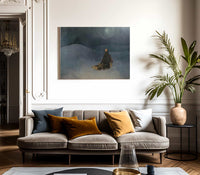 Woman In The Wilderness By Alphonse Mucha Fine Art Print