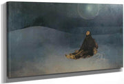 Woman In The Wilderness By Alphonse Mucha Fine Art Print