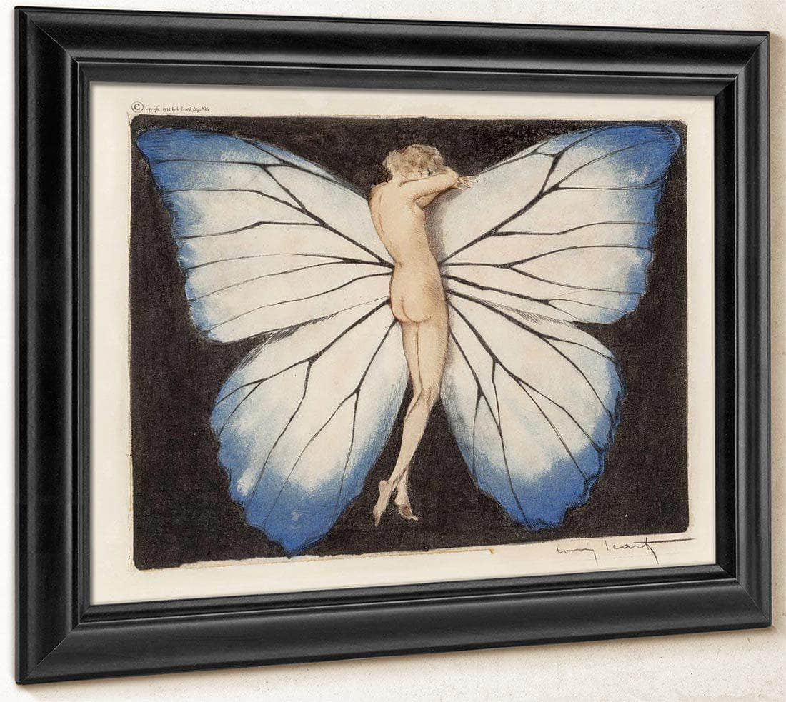 Woman In Wings 1936 By Louis Icart Fine Art Print