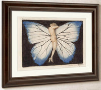 Woman In Wings 1936 By Louis Icart Fine Art Print