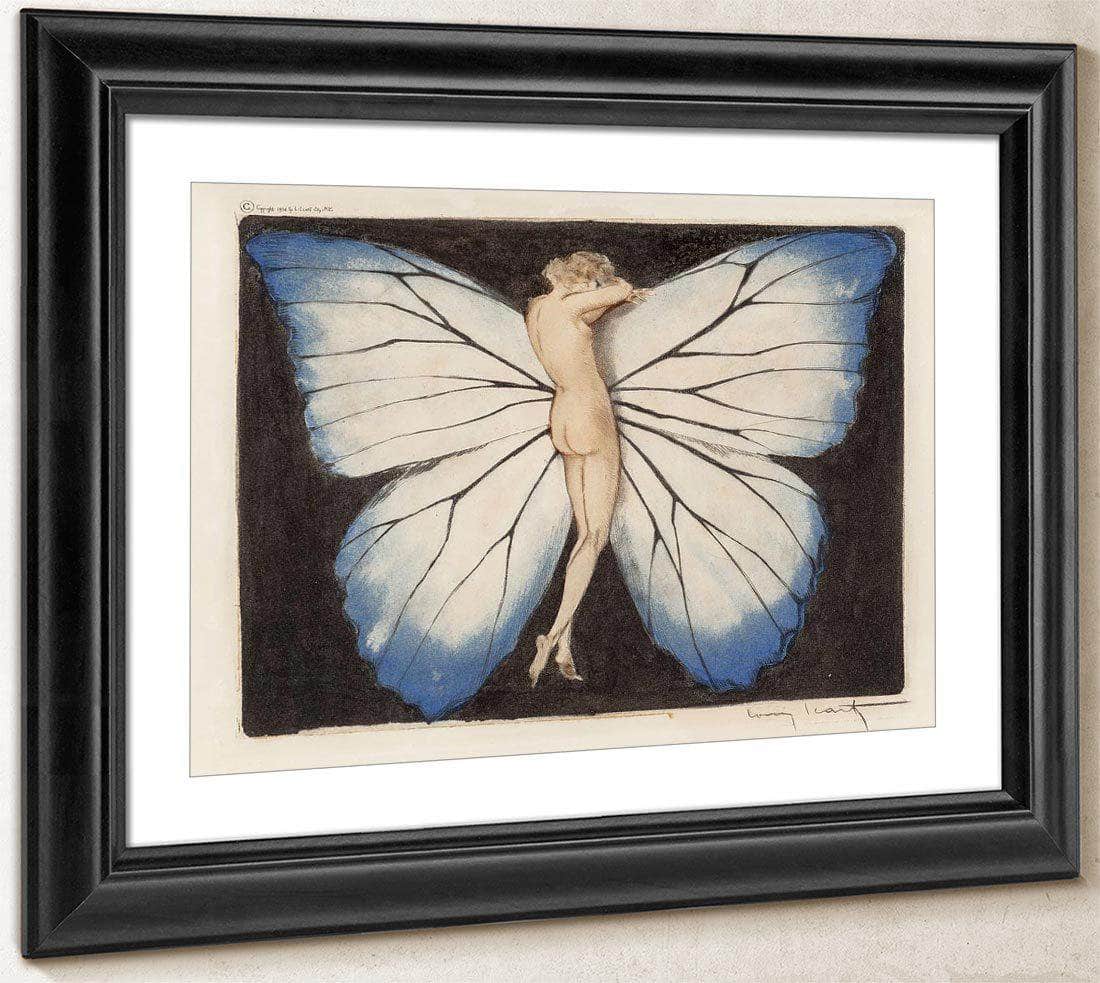 Woman In Wings 1936 By Louis Icart Fine Art Print