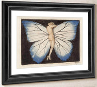 Woman In Wings 1936 By Louis Icart Fine Art Print