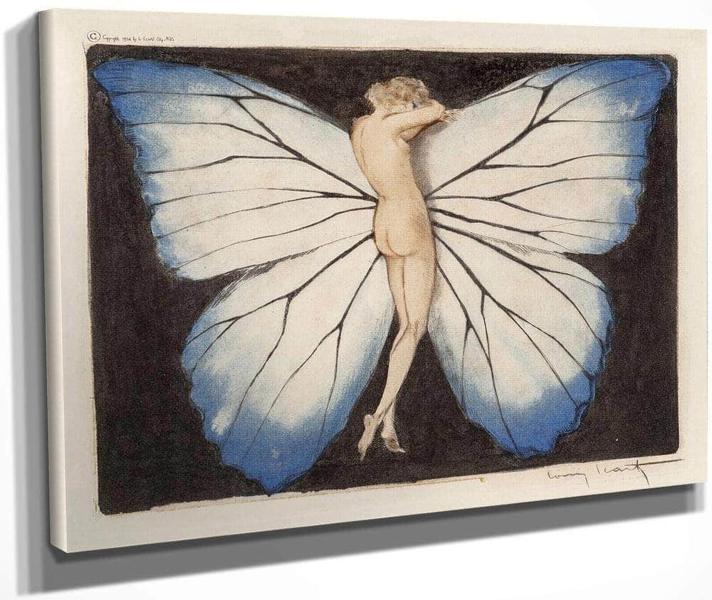 Woman In Wings 1936 By Louis Icart Fine Art Print