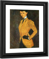Woman In Yellow Jacket1909 By Amedeo Modigliani Fine Art Print