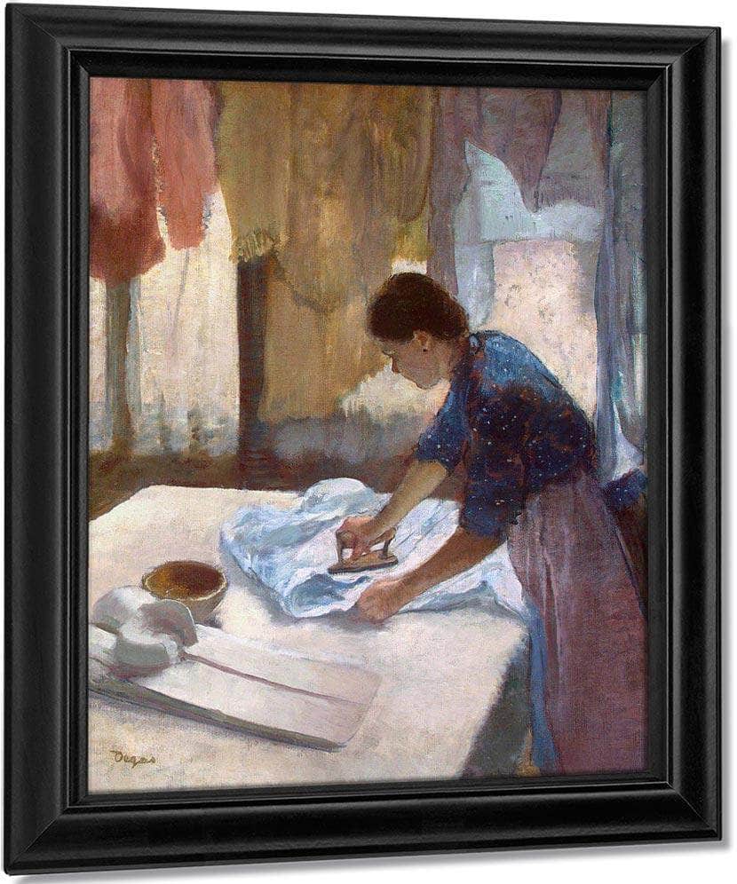 Woman Ironing By Edgar Degas Fine Art Print