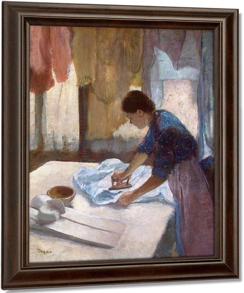 Woman Ironing By Edgar Degas Fine Art Print