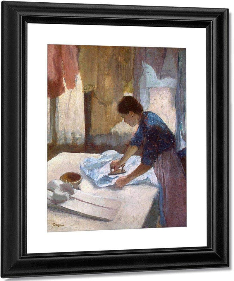 Woman Ironing By Edgar Degas Fine Art Print