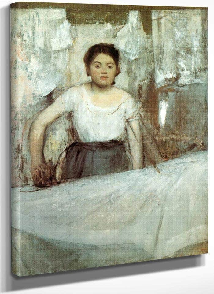 Woman Ironing By Edgar Degas By 01 Fine Art Print