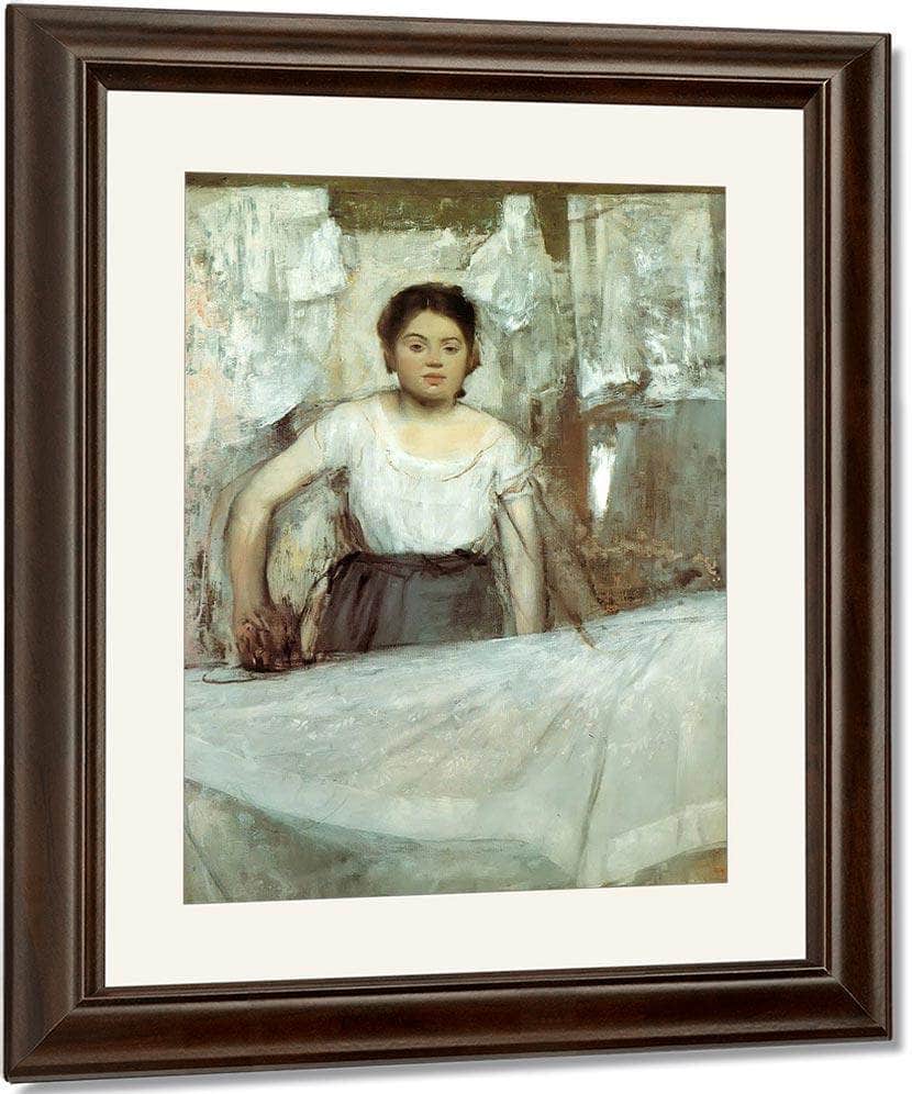 Woman Ironing By Edgar Degas By 01 Fine Art Print