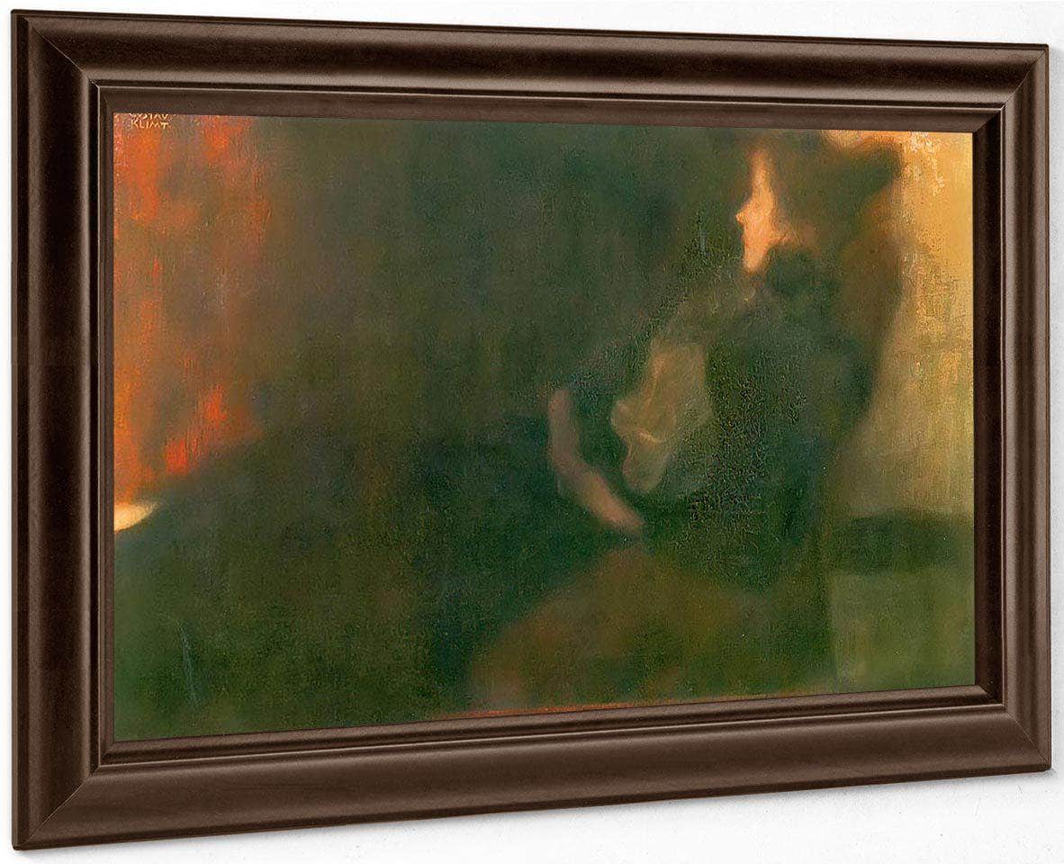 Woman Near The Fire, 1897 1898 By Gustav Klimt Fine Art Print