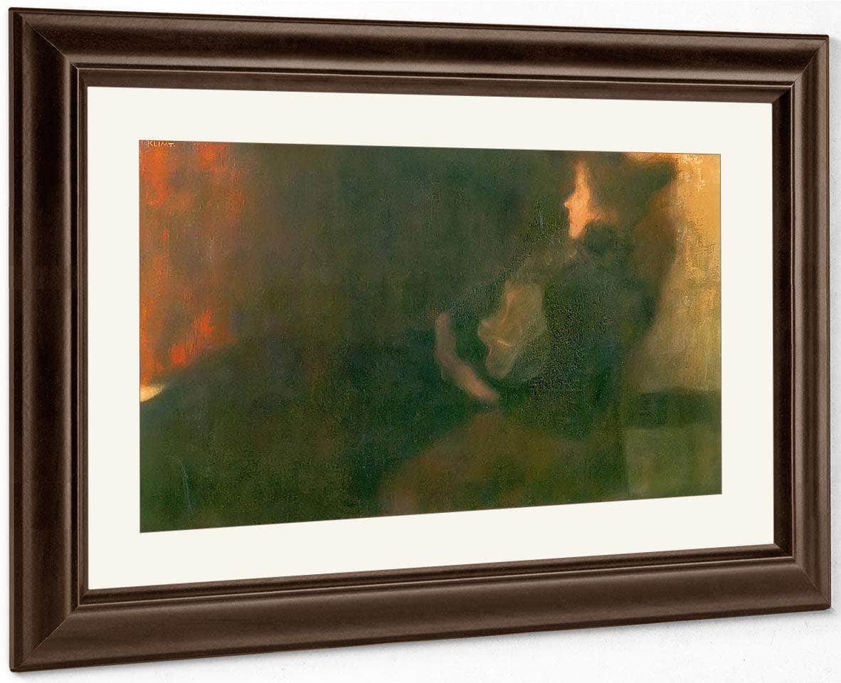 Woman Near The Fire, 1897 1898 By Gustav Klimt Fine Art Print