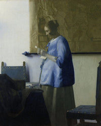 Woman Reading A Letter 1663 By Johannes Vermeer Fine Art Print