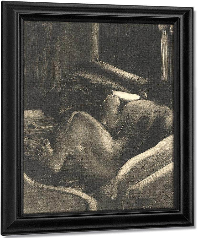 Woman Reading In A Garden By Mary Cassatt Fine Art Print