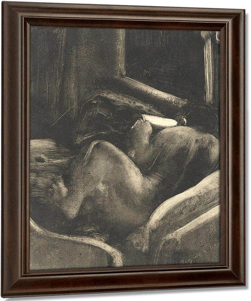 Woman Reading In A Garden By Mary Cassatt Fine Art Print