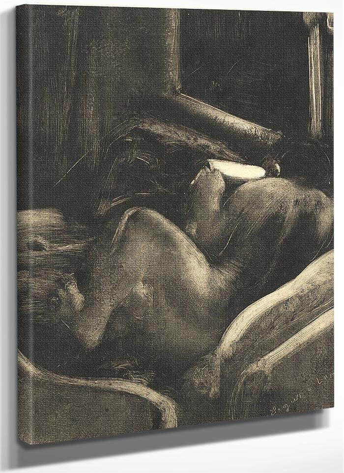 Woman Reading In A Garden By Mary Cassatt Fine Art Print