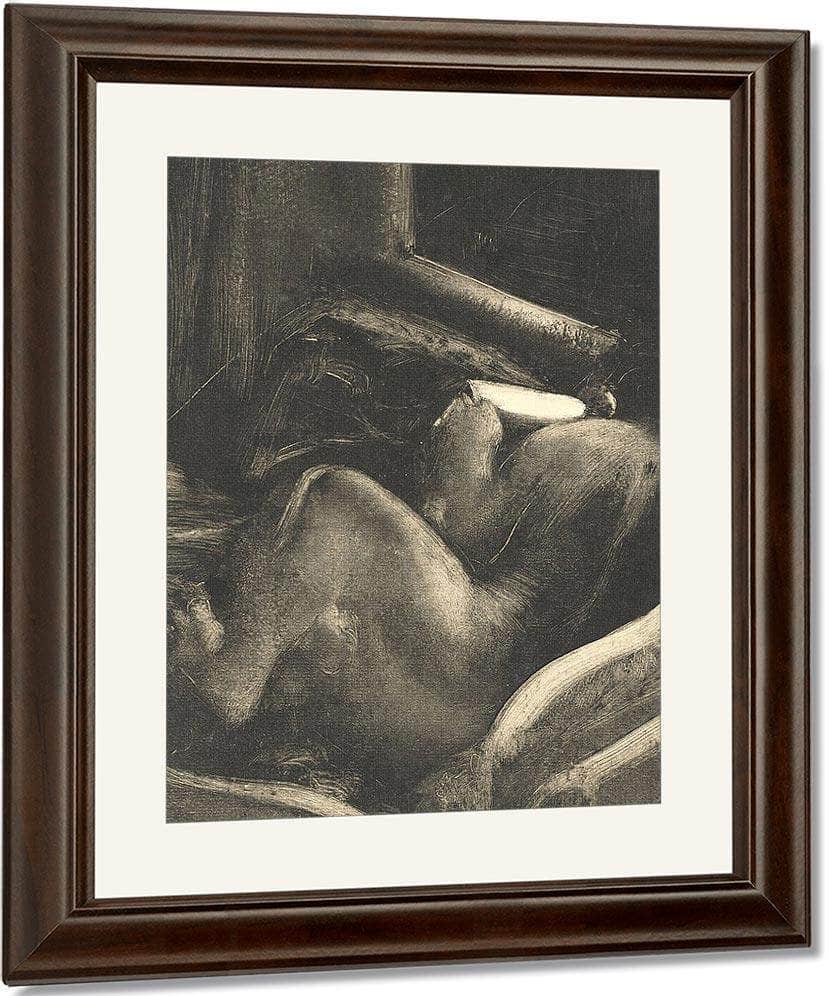 Woman Reading In A Garden By Mary Cassatt Fine Art Print