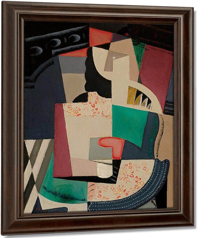 Woman Seated 1917 By Maria Blanchard Fine Art Print