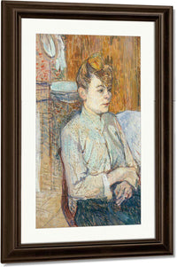 Woman Smoking A Cigarette By Henri De Lautrec Toulouse Fine Art Print