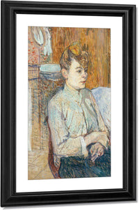 Woman Smoking A Cigarette By Henri De Lautrec Toulouse Fine Art Print