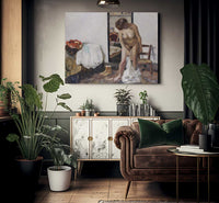 Woman Undressing By Pierre Bonnard Fine Art Print