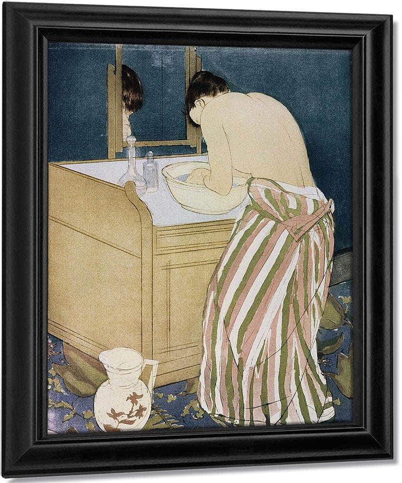 Woman Washing Hands By Mary Cassatt Fine Art Print