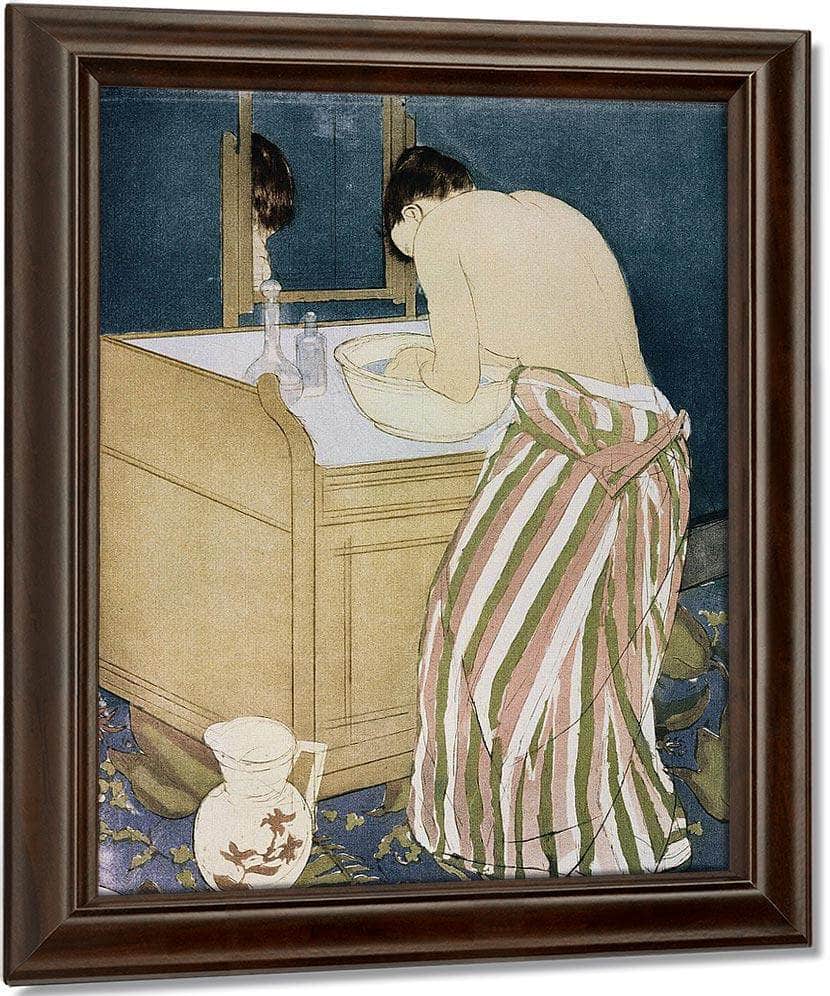 Woman Washing Hands By Mary Cassatt Fine Art Print