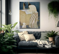 Woman Washing Hands By Mary Cassatt Fine Art Print