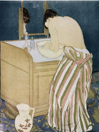 Woman Washing Hands By Mary Cassatt Fine Art Print
