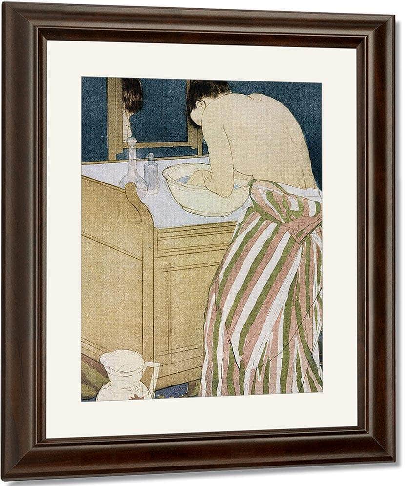 Woman Washing Hands By Mary Cassatt Fine Art Print