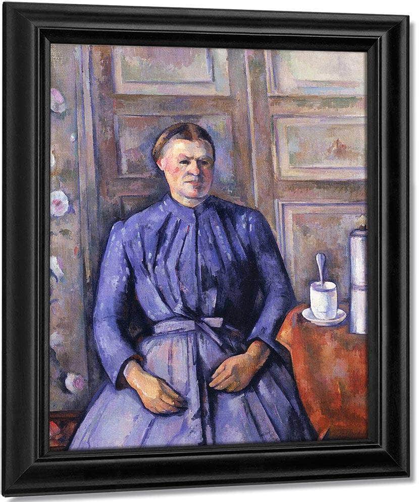 Woman With A Coffee Pot By Paul Cezanne Fine Art Print