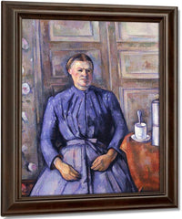 Woman With A Coffee Pot By Paul Cezanne Fine Art Print