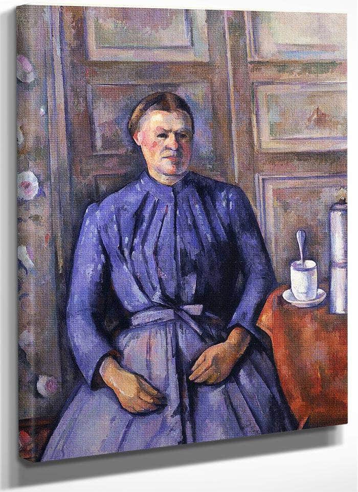 Woman With A Coffee Pot By Paul Cezanne Fine Art Print