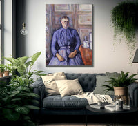 Woman With A Coffee Pot By Paul Cezanne Fine Art Print