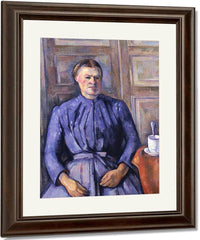 Woman With A Coffee Pot By Paul Cezanne Fine Art Print