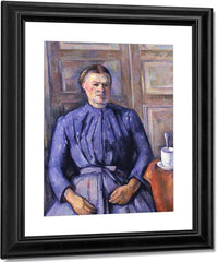 Woman With A Coffee Pot By Paul Cezanne Fine Art Print