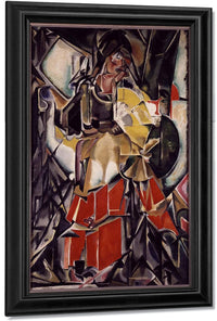 Woman With A Fan 1916 By Maria Blanchard Fine Art Print