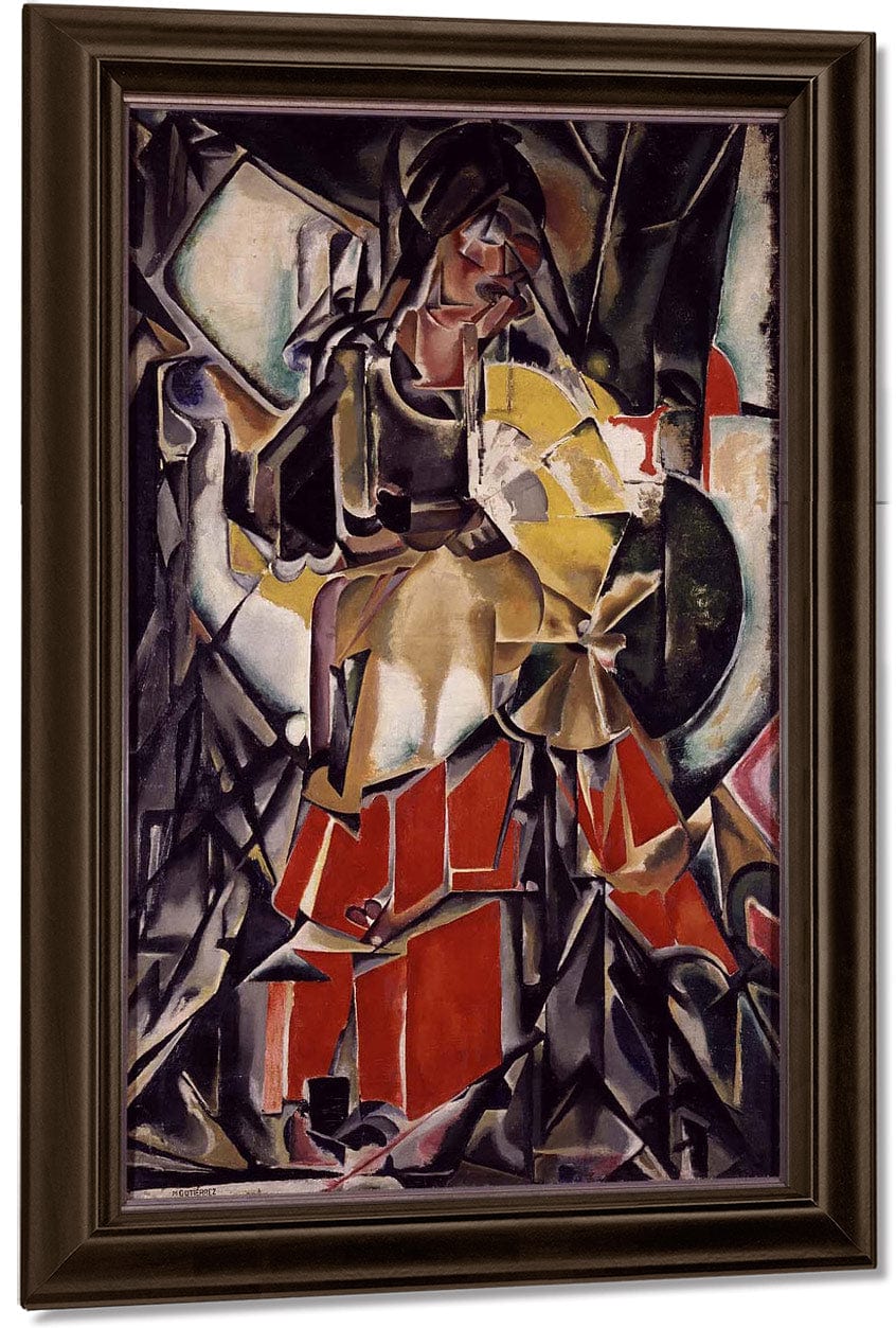 Woman With A Fan 1916 By Maria Blanchard Fine Art Print