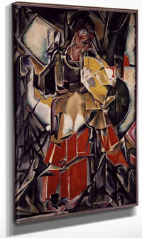 Woman With A Fan 1916 By Maria Blanchard Fine Art Print