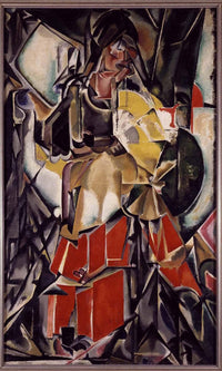 Woman With A Fan 1916 By Maria Blanchard Fine Art Print