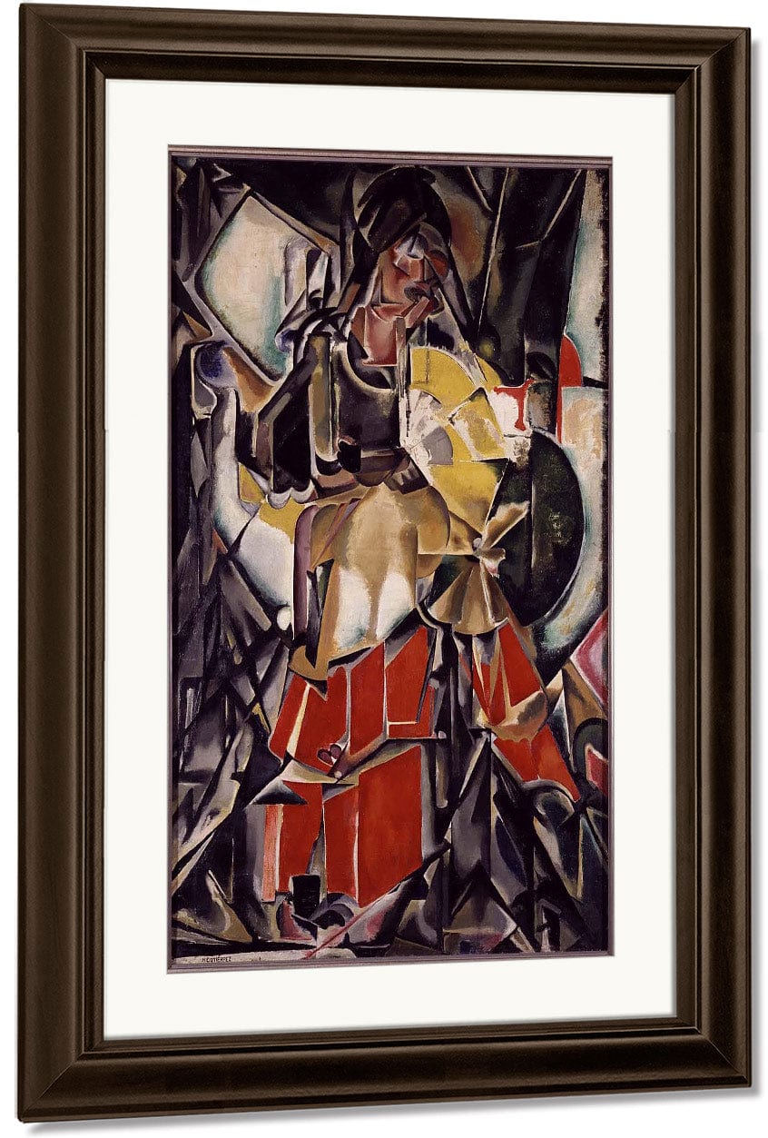 Woman With A Fan 1916 By Maria Blanchard Fine Art Print