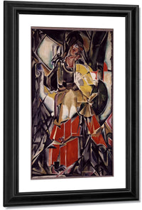 Woman With A Fan 1916 By Maria Blanchard Fine Art Print