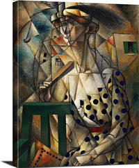 Woman With A Fan Painting Jean Metzinger Canvas Art Fine Art Print