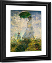 Woman With A Parasol    Madame Monet And Her Son By Monet Claude Fine Art Print