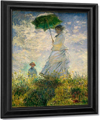 Woman With A Parasol    Madame Monet And Her Son By Monet Claude Fine Art Print