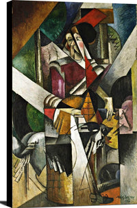 Woman With Animals Painting Albert Gleizes Canvas Art Fine Art Print