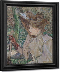 Woman With Gloves By Henri Marie Raymond De Toulouse Lautrec Monfa Fine Art Print