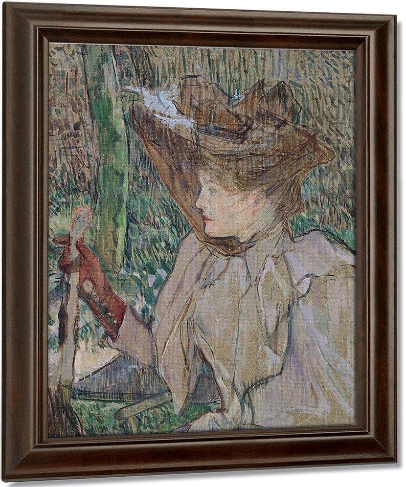 Woman With Gloves By Henri Marie Raymond De Toulouse Lautrec Monfa Fine Art Print