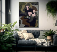 Woman With Guitar 1917 By Maria Blanchard Fine Art Print